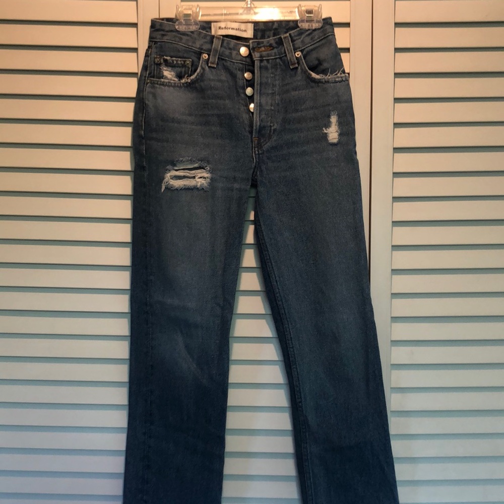 Reformation jeans size 24